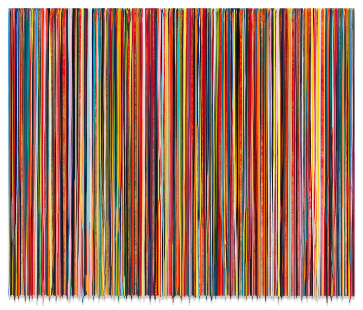 Markus Linnenbrink, TOOSOONTOPANIC, 2019,&nbsp;Epoxy resin and pigments on wood,&nbsp;60 x 72 inches,&nbsp;152.4 x 182.9 cm,&nbsp;MMG#31801