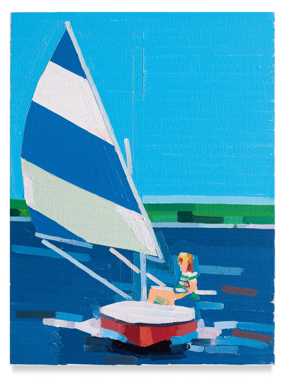 Guy Yanai, Teenager on a Boat, 2019