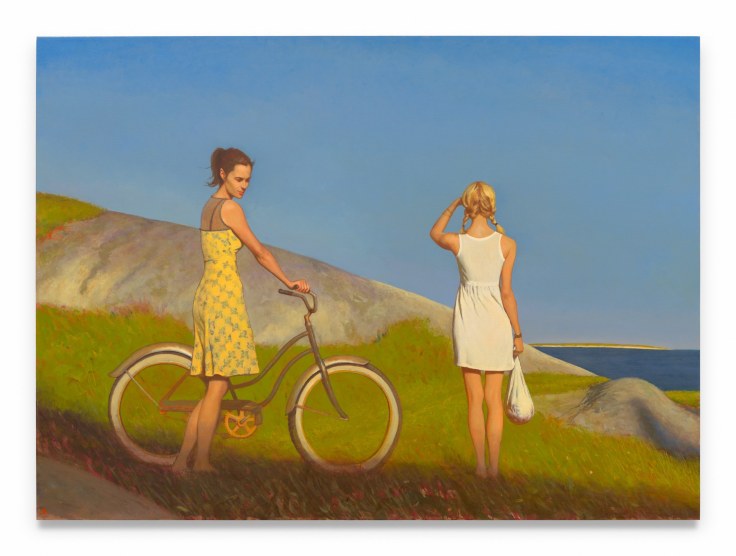 A Summer Afternoon, 2024, Oil on linen, 48 x 66 inches, 121.9 x 167.6 cm, #37216