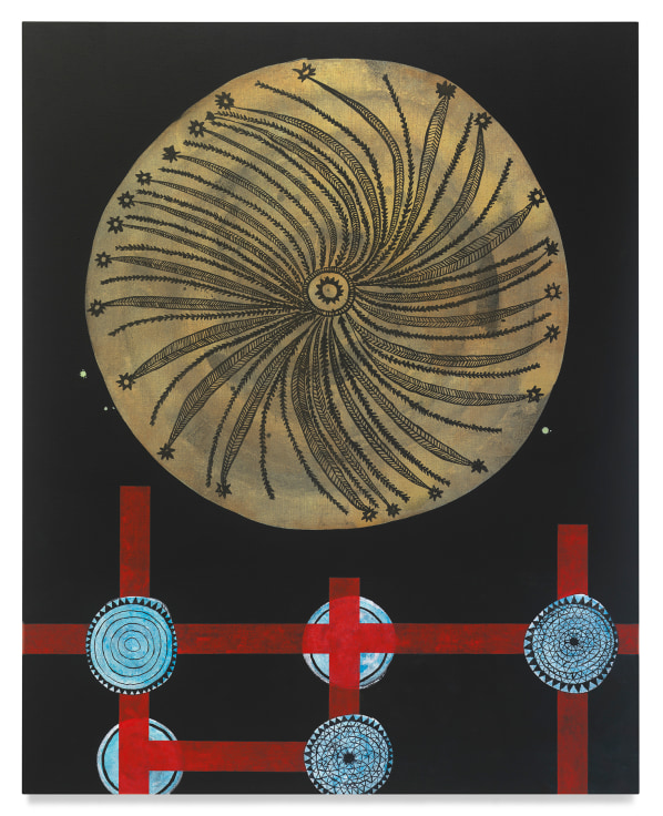 Roy Dowell,&nbsp;untitled #1166, 2020, Acrylic paint on linen over panel, 60 x 48 inches, 152.4 x 121.9 cm