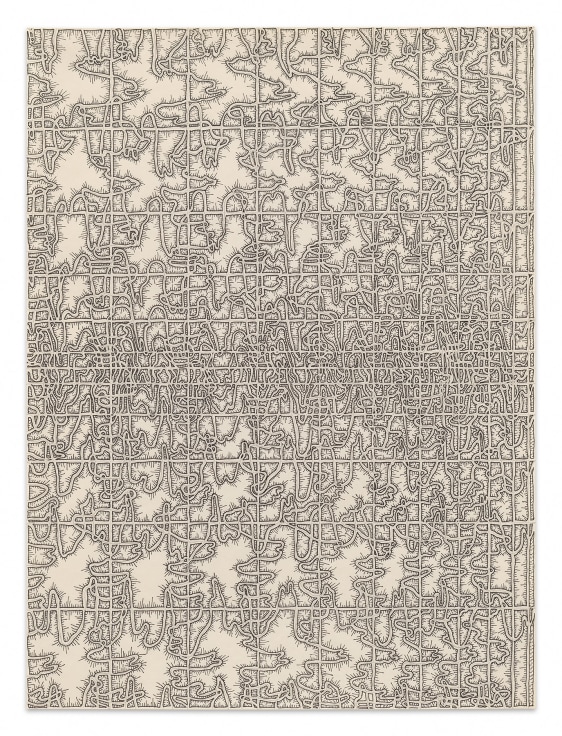 Concatenation, 2023, Ink and graphite on paper, 11 x 8 1/4 inches, 27.9 x 21 cm,&nbsp;MMG#36161