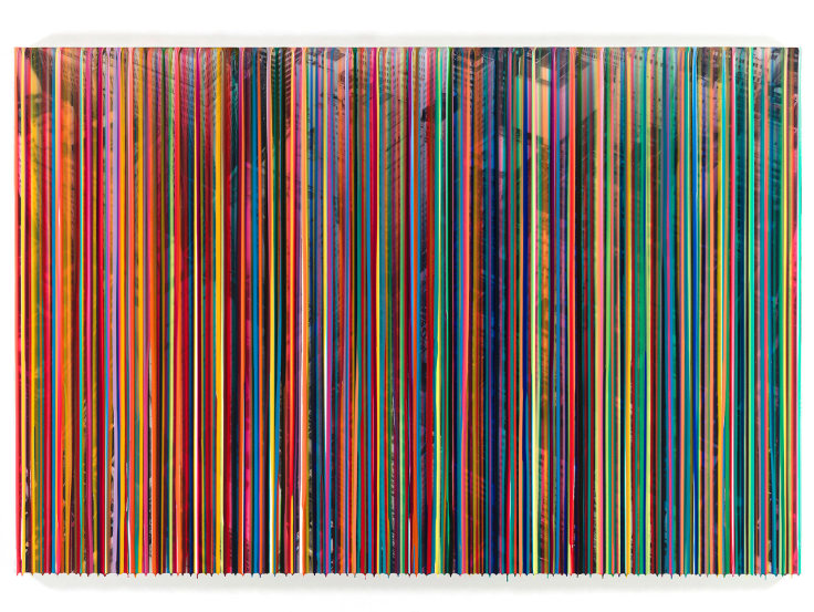 Markus Linnenbrink, POISONTHESTREETS, 2013, Epoxy resin and pigments on wood, 60 x 90 inches, 152.4 x 228.6 cm, A/Y#21348