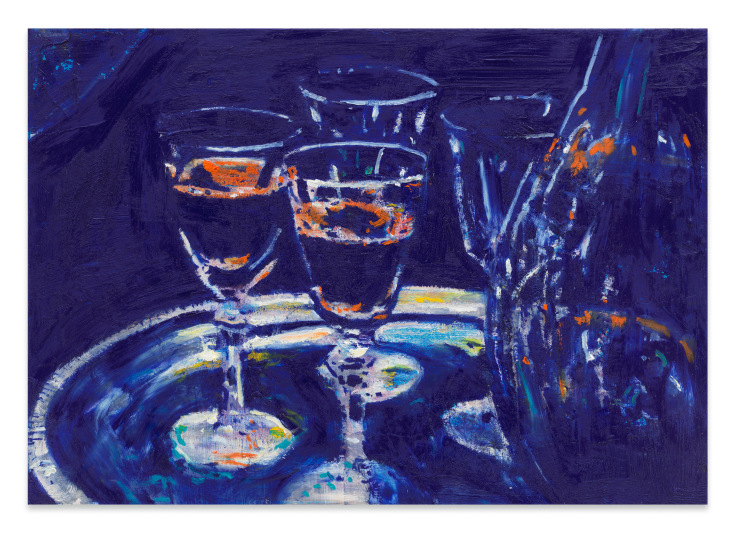 Brideshead drinks, 2024, Oil on canvas, 14 x 20 inches, 35.6 x 50.8 cm,&nbsp;MMG#36764