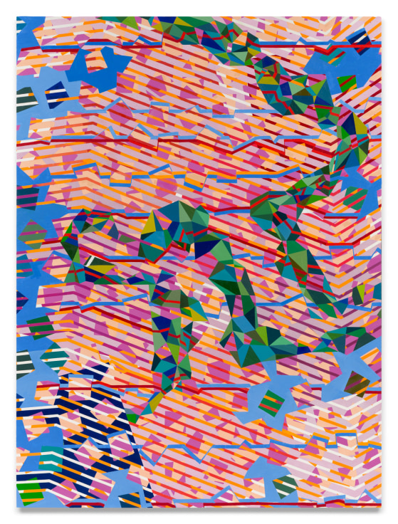 Reticulated Hoax, 2024, Oil on canvas, 80 x 60 inches, 203.2 x 152.4 cm, MMG#37240