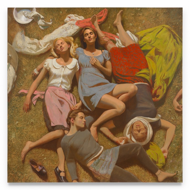 School of the Americas, 2010, Oil on panel, 76 x 76 inches, 193 x 193 cm, MMG#36841