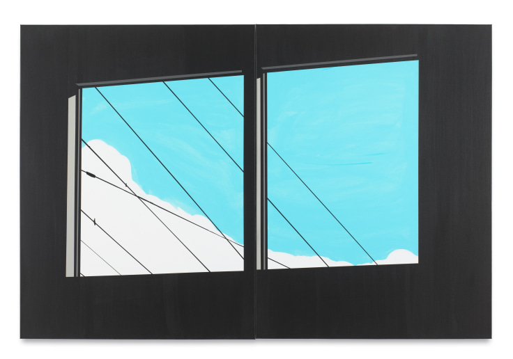 Brian Alfred, Windows, 2018, Acrylic on canvas