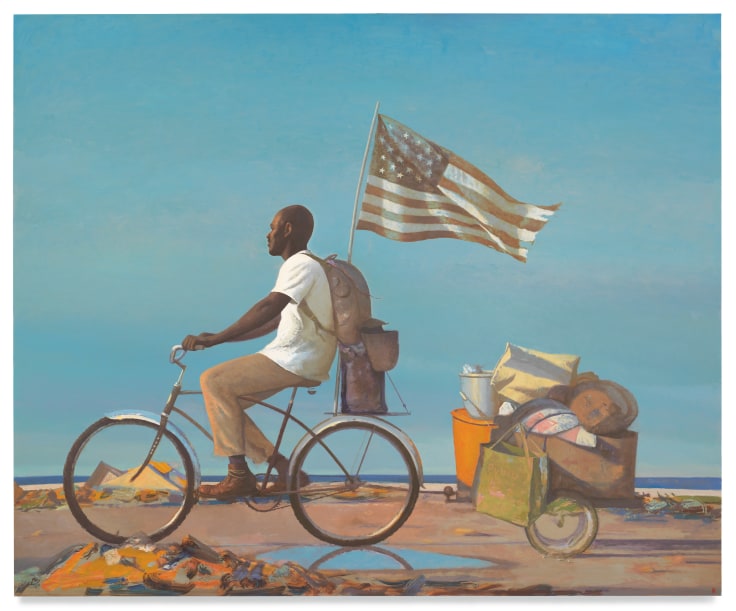 Freedom, 2019, Oil on linen, 82 x 100 inches, 208.3 x 254 cm, MMG#30929