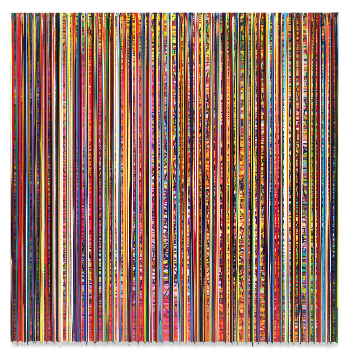 DERWUNSCHTEILZWEI (thewhishparttwo), 2020, Epoxy resin and pigments on wood, 72 x 72 inches, 182.9 x 182.9 cm,&nbsp;MMG#32953