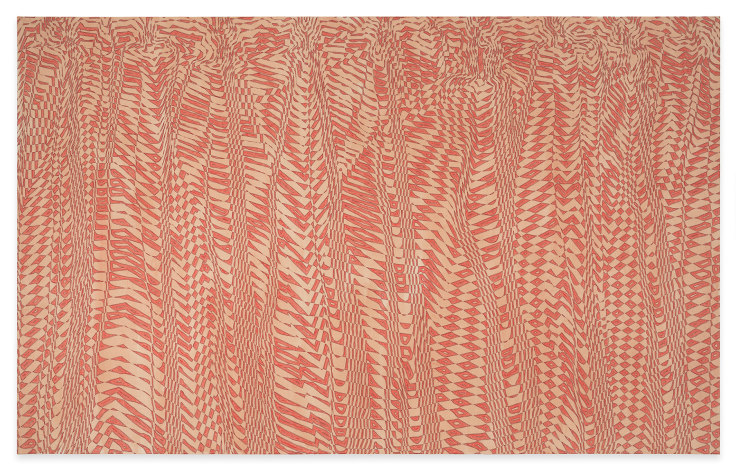 JAMES SIENA, Trectiuff, 2020, Graphite and acrylic on linen, 75 x 120 inches, 190.5 x 304.8 cm, MMG#33973