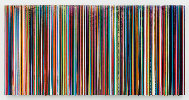 &quot;LASTKNOWNSOURROUNDINGS,&quot; 2012, Watercolor, pigments and epoxy resin on wood, 60 x 120 inches, 152.4 x 304.8 cm, A/Y#20423