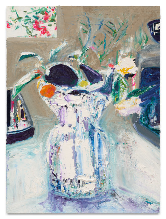 Still Life with Kitchen Flowers, 2024, Oil on panel, 24 x 18 inches, 61 x 45.7 cm,&nbsp;MMG#36464