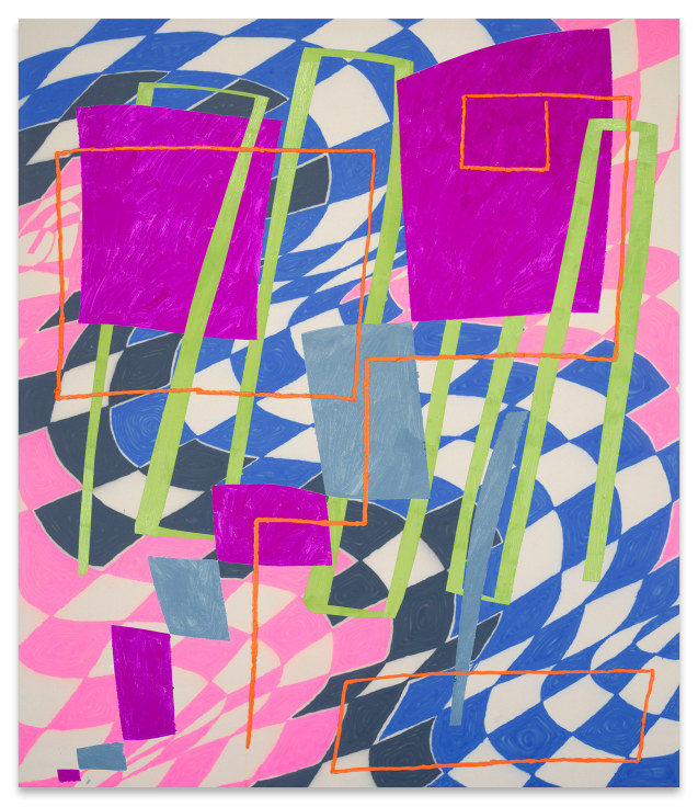 TRUDY BENSON, Updrift, 2021, Acrylic and oil on canvas, 77 x 66 inches, 195.6 x 167.6 cm, MMG#33548