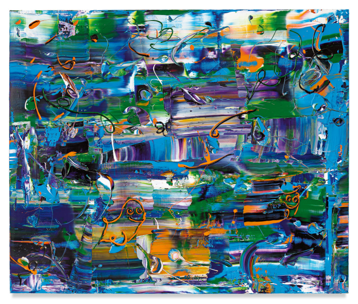 Super Scoop, 2019, Acrylic on linen, 60 x 72 inches, 152.4 x 182.9 cm,&nbsp;MMG#31539