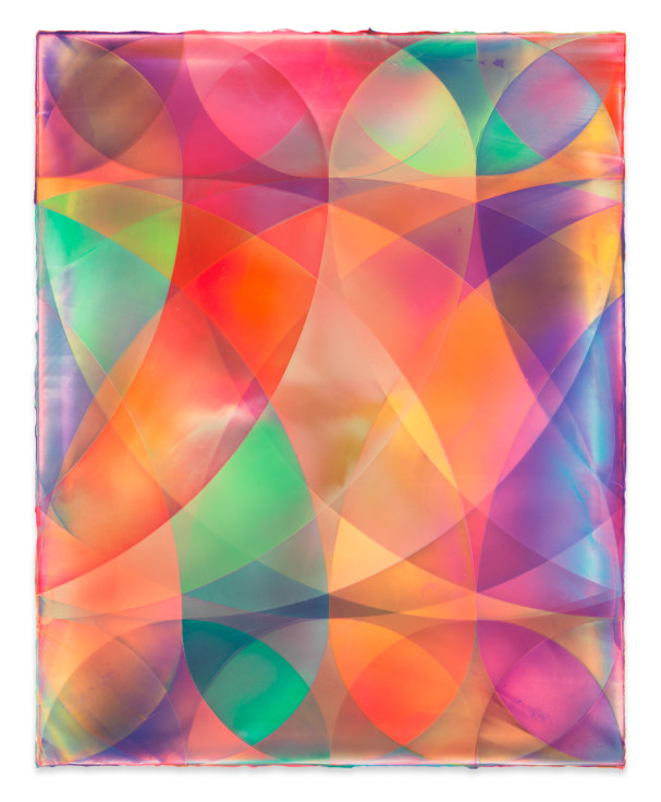 Teardrop System, 2017, Acrylic on canvas, 39 7/8 x 31 3/4 inches, 101.3 x 80.6 cm, MMG#32012