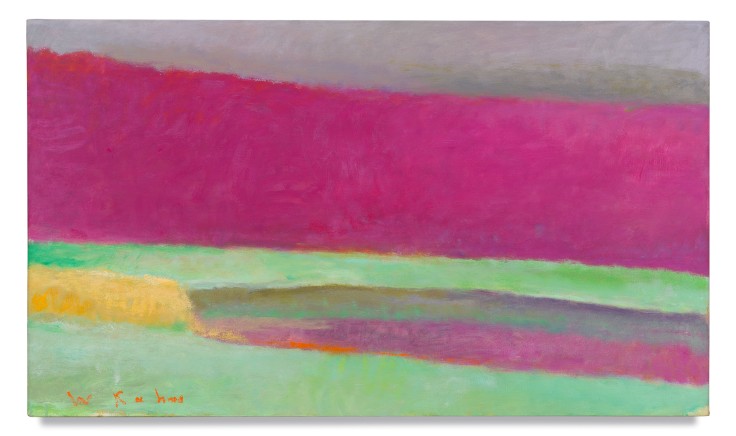 Magenta Reflected, 1996, Oil on canvas, 22 x 38 inches, 55.9 x 96.5 cm, MMG#34868