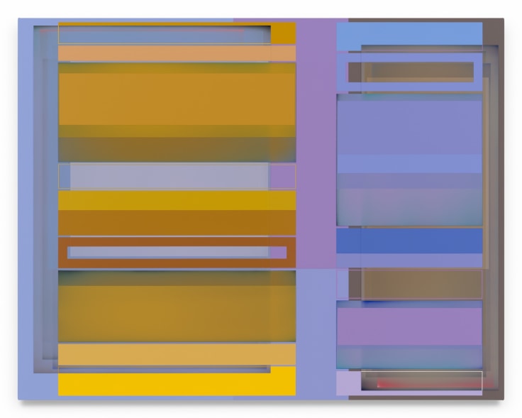 Lavender Honey, 2024, Acrylic on canvas over panel, 29 x 37 inches, 73.7 x 94 cm,&nbsp;MMG#36863