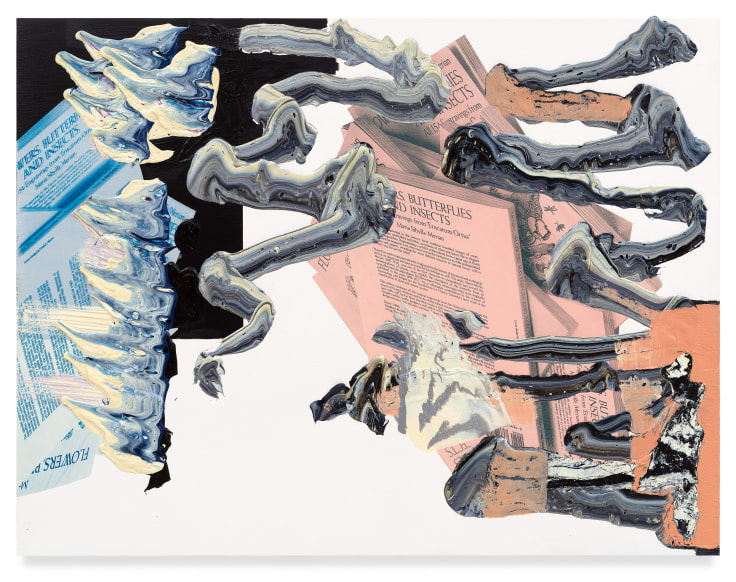 dover book 1, 2005, Oil and silkscreen on wood, 33 x 43 3/8 inches, 84 x 110 cm,&nbsp;MMG#35753