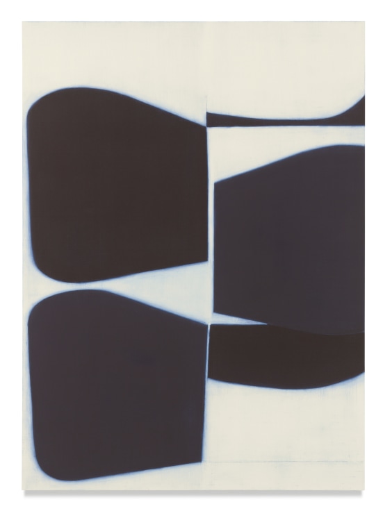 Suzanne Caporael, 746 (blue, 2), 2018, Oil on linen