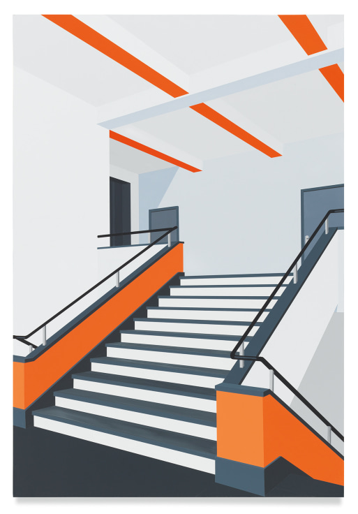 Bauhaus (Orange), 2019,&nbsp;Acrylic on dibond,&nbsp;31 1/2 x 21 5/8 inches,&nbsp;80 x 55 cm,&nbsp;MMG#31504
