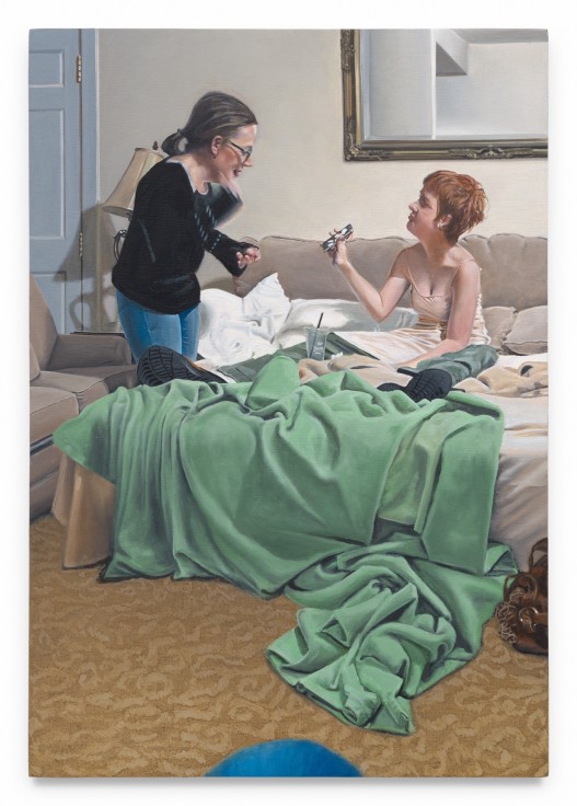 Hotel in San Diego, 2022, Oil on panel, 11 1/2 x 8 inches, 29.2 x 20.3 cm, MMG#37615