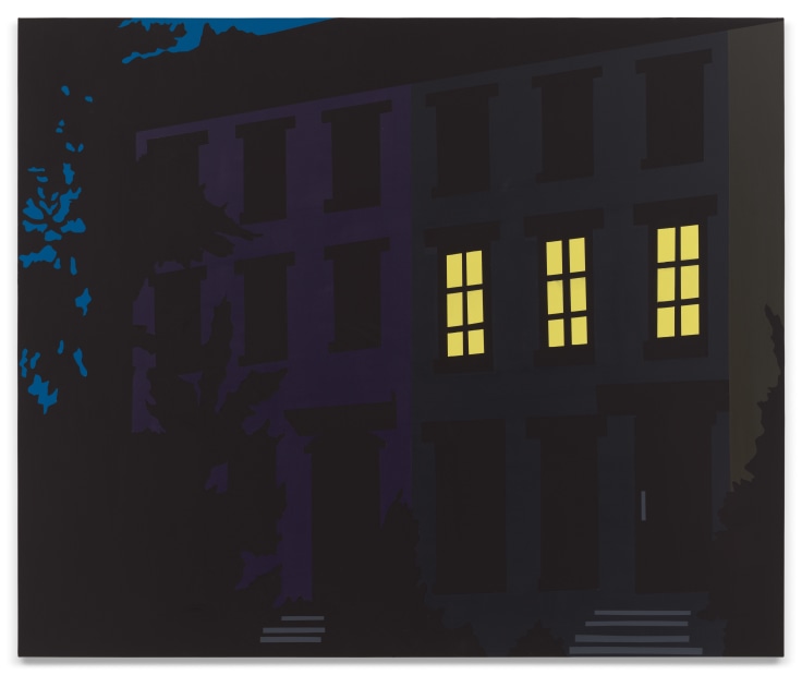 Night Village, 2023, Acrylic on canvas, 60 3/8 x 72 inches, 153.4 x 182.9 cm,&nbsp;MMG#36401