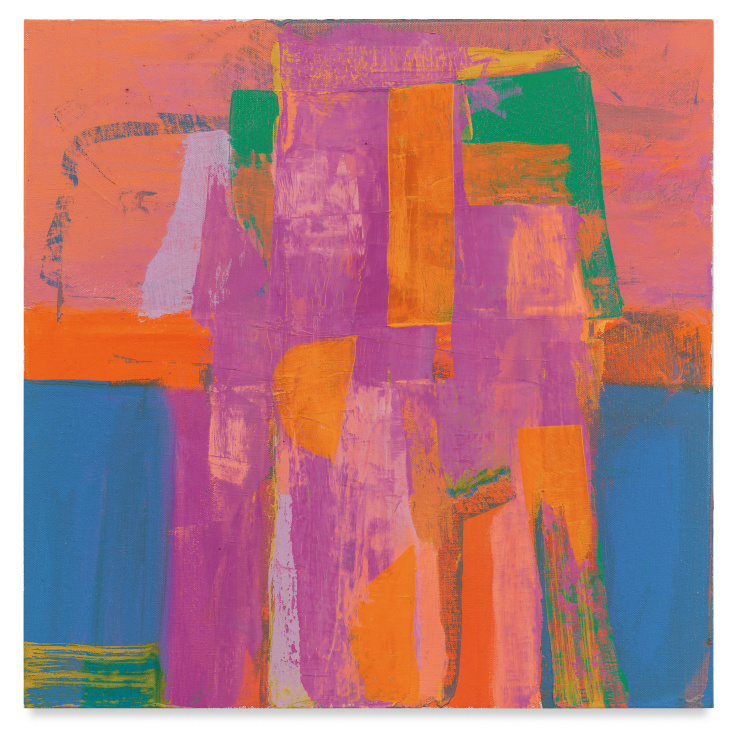 Sun Burn, 2022, Oil on canvas, 16 x 16 inches, 40.6 x 40.6 cm, MMG#34835