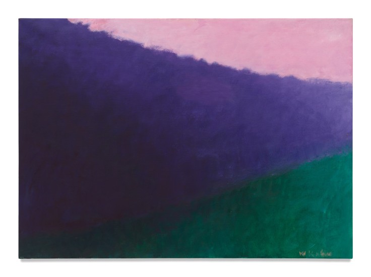 Diagonals II, 1991, Oil on canvas, 26 x 36 inches, 66 x 91.4 cm, MMG#34719
