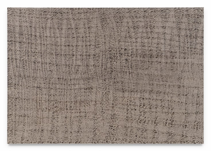James Siena, Elutea, 2024, Acrylic and graphite on linen,