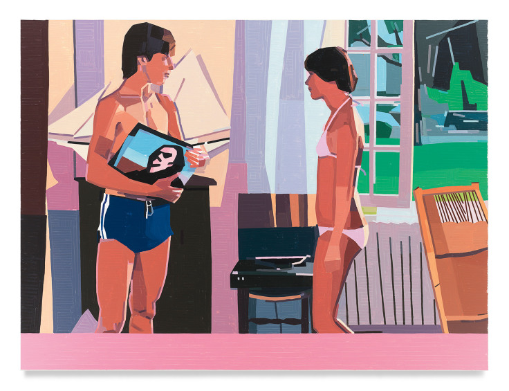 Guy Yanai,&nbsp;Sylvain and Pauline, 2020 - 2021, Oil on canvas, 59 x 78 3/4 inches, 150 x 200 cm