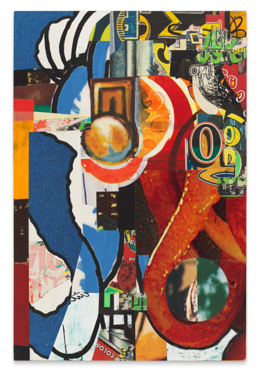 Roy Dowell,&nbsp;untitled #638, 1994, Collage, acrylic, and paper on panel, 36 x 24 inches, 91.4 x 61 cm,&nbsp;MMG#36600