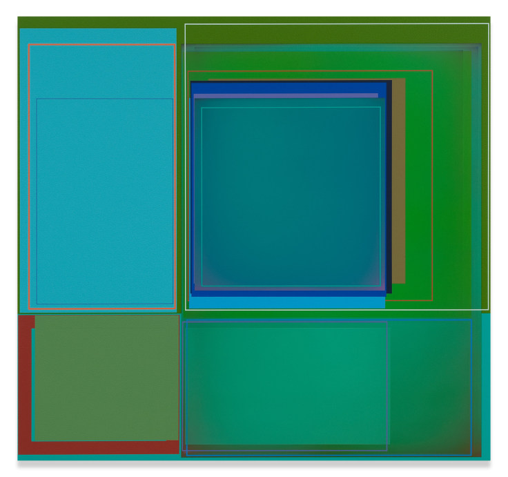 Green Space, 2012,&nbsp;Acrylic on canvas,&nbsp;33 x 35 inches,&nbsp;83.8 x 88.9 cm,&nbsp;MMG#20469