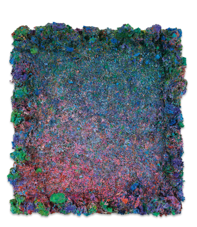 DeepDrippings (Studio Hiss Version), 2020, Oil on board, 20 1/2 x 18 3/4 inches, 52.1 x 47.6 cm,&nbsp;MMG#32150