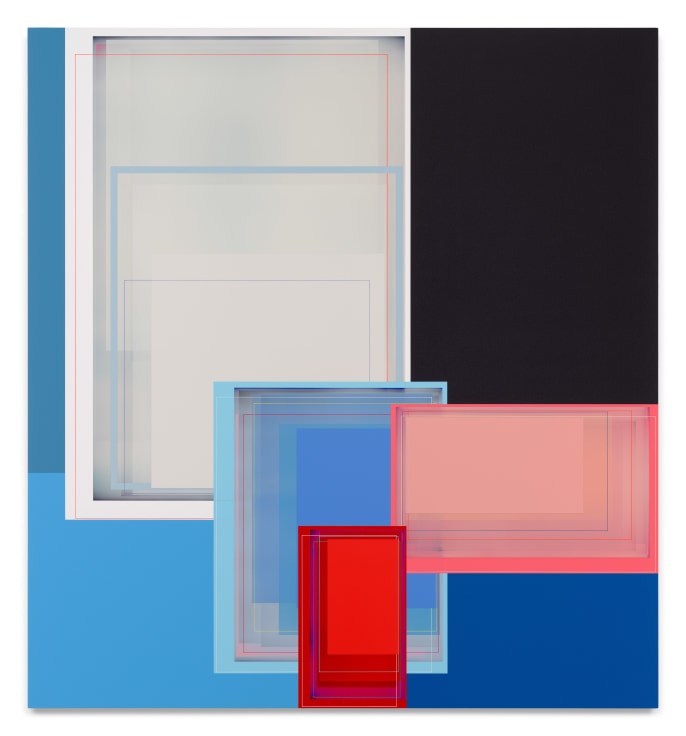 Door Number Two, 2023, Acrylic on canvas over panel, 72 x 67 inches, 182.9 x 170.2 cm,&nbsp;MMG#36169