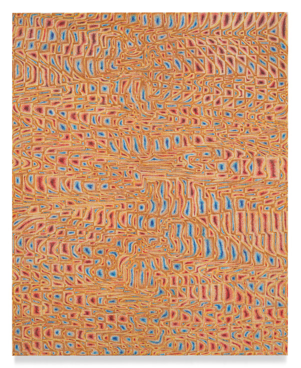 Termindial, 2021, Colored pencil on linen, 20 x 16 inches, 50.8 x 40.6 cm, MMG#34037