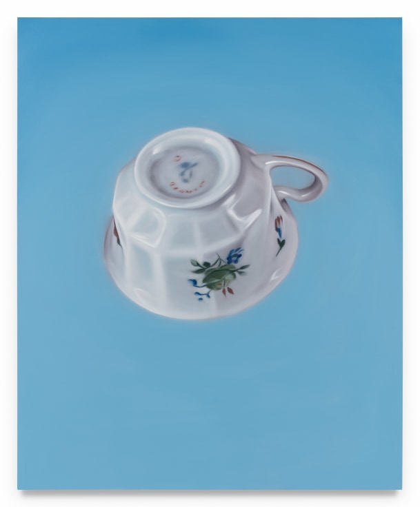 Falling Teacup #14, 2024, Oil on canvas, 60 x 49 inches, 152.4 x 124.5 cm,&nbsp;MMG#36805