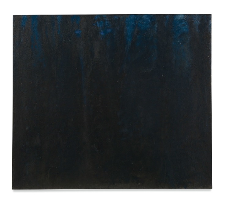 Woods, Almost All Black, 1962 Oil on canvas, 44 x 50 inches,111.8 x 127 cm, MMG#13585