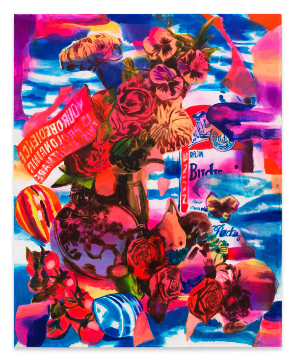 Shangri-La, 2024, Acrylic, spray paint, photo transfer, and oil on canvas, 30 x 24 inches, 76.2 x 61 cm,&nbsp;MMG#36795
