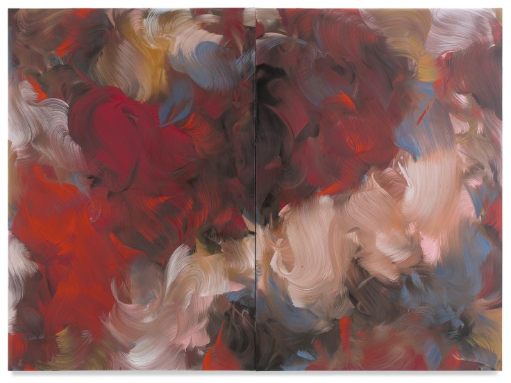 Erin Lawlor,&nbsp;summer storm, 2021, Oil on canvas, 74 7/8 x 102 3/8 inches, 190 x 260 cm