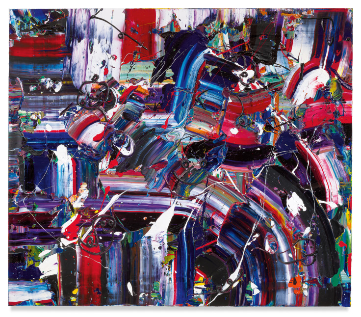 Mix Master, 2019, Acrylic on linen, 52 x 60 inches, 132.1 x 152.4 cm, MMG#31550