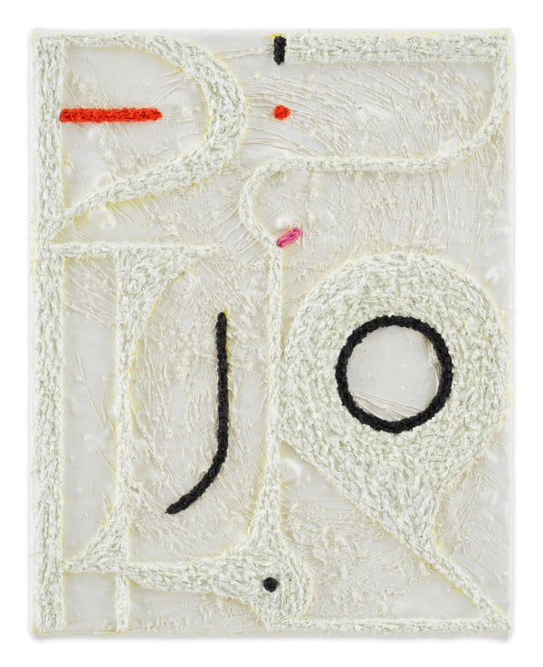 Cracked Notes (Verso), 2024, Mixed media on linen, 10 1/4 x 8&nbsp; inches, 26 x 20.3 cm,&nbsp;MMG#36586