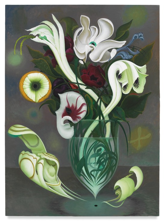 Full Bloom, 2020, Enamel on canvas, 60 x 44 inches, 152.4 x 111.8 cm,&nbsp;MMG#32212