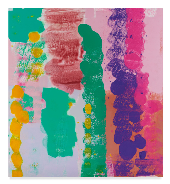 Untitled (#13-22), 2022, Acrylic on mural cloth, 72 x 66 inches, 182.9 x 167.6 cm, MMG#35139