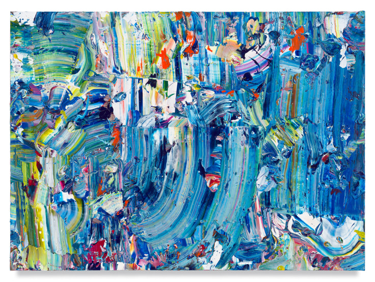 Michael Reafsnyder, Cardiff Rain, 2021, Acrylic on linen, 44 x 60 inches, 111.8 x 152.4 cm, MMG#33681