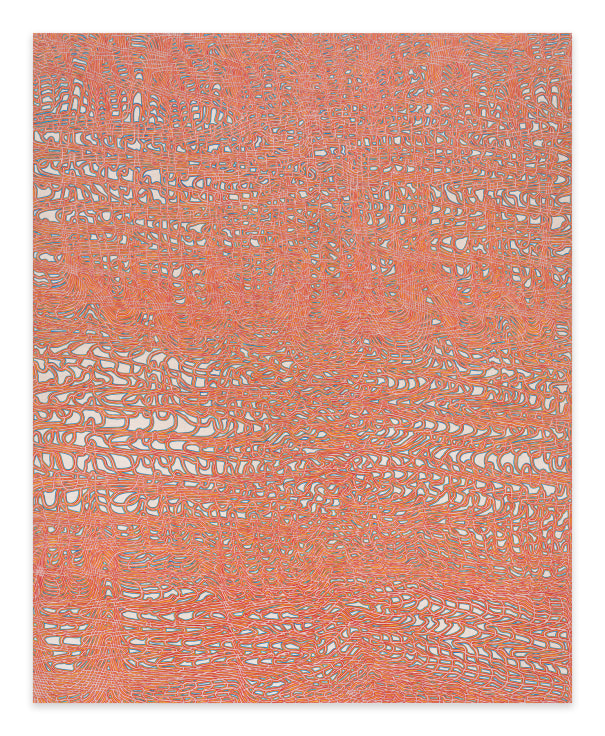 Striata, 2023, Acrylic and graphite on linen, 60 x 48 inches, 152.4 x 121.9 cm, MMG#36334