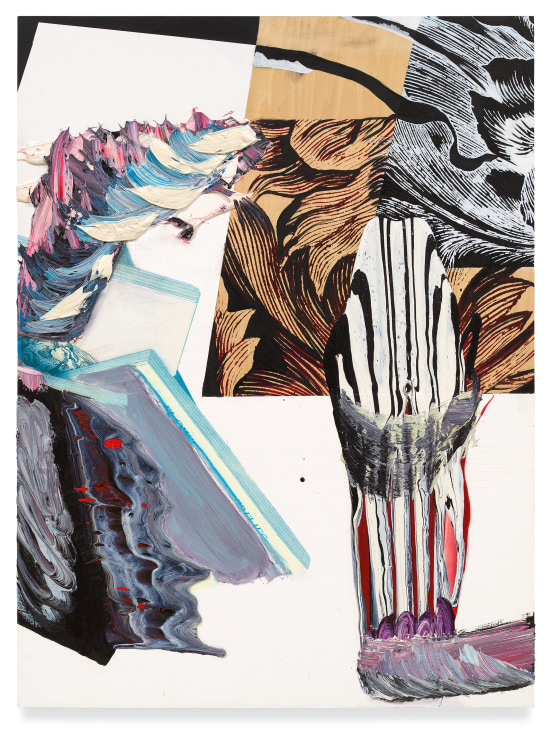 tann, 2006, Oil and silkscreen on wood, 31 1/2 x 23 5/8 inches, 80 x 60 cm, MMG#35752