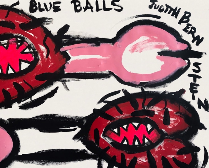 Object Studies | Judith Bernstein, &quot;Blue Balls,&quot; 2019