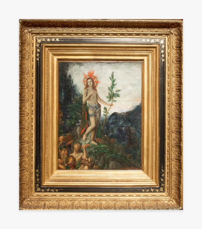 Gustave Moreau Apollon recevant les offrandes des bergers