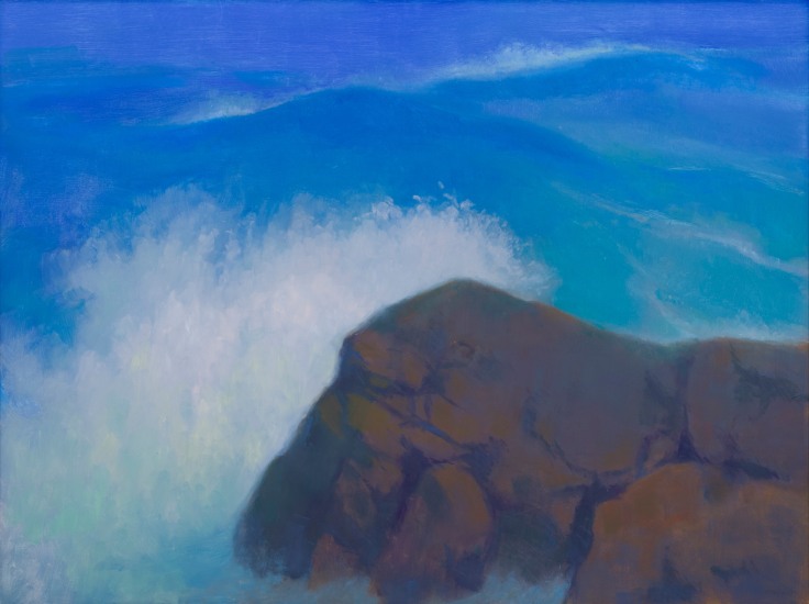 Painting by Richard Mayhew titled Wave from 2004