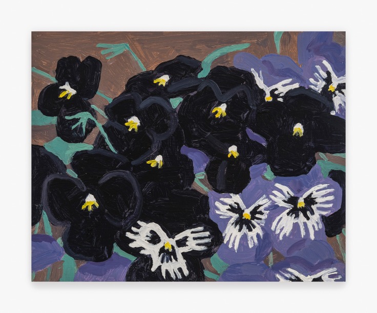 Painting titled Pansies by Claudia Keep from 2022