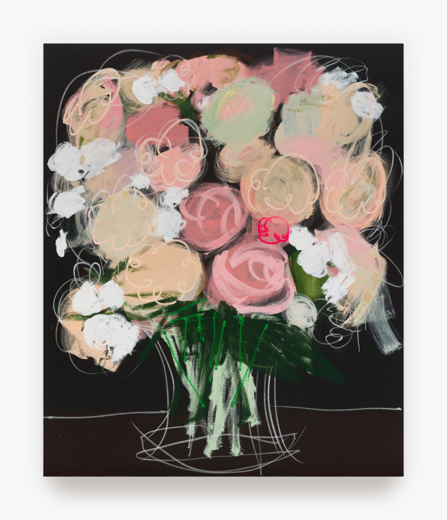 Painting by Ferrari Sheppard titled Massive Roses from 2023